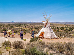 Explore an Indian Teepee